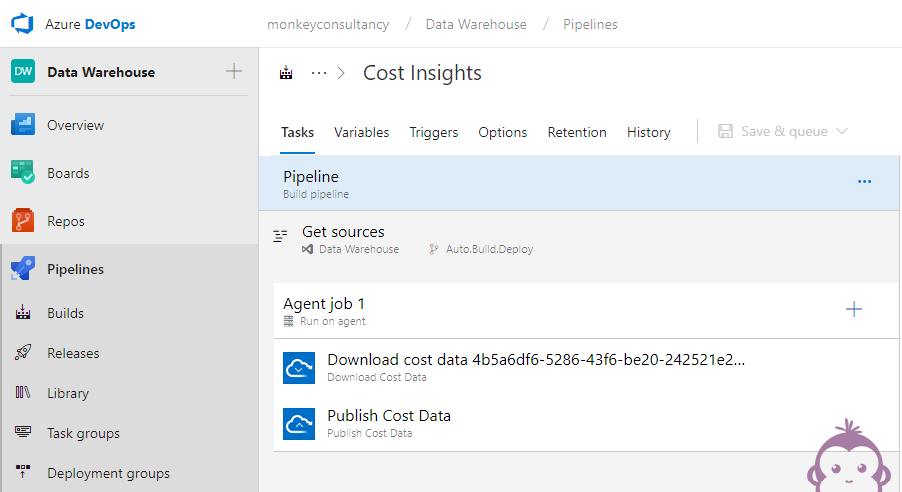 DevOps - Azure Cost Insights - Build pipeline