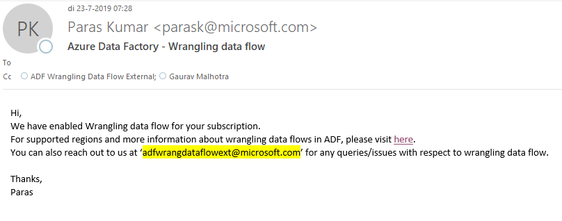 ADF Wrangling Data Flow – Monkey Consultancy