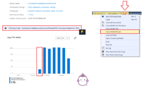 Azure SQL database serverless with SSMS pinned query sessions